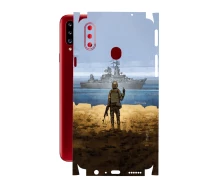 Купить - защитную пленку для смартфона  Защитная пленка StatusSKIN для Samsung Galaxy A20s (A207) Корпус Винил Корабль