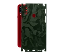 Купить - защитную пленку для смартфона  Защитная пленка StatusSKIN для Samsung Galaxy A20s (A207) Корпус Винил Камуфляж зеленый