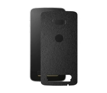 Купить - защитную пленку для смартфона  Защитная пленка StatusSKIN для Motorola Moto Z2 Force Корпус Винил Кожа черная