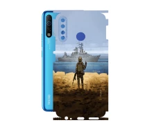 Купить - защитную пленку для смартфона  Защитная пленка StatusSKIN для Tecno Camon 12 Air Корпус Винил Корабль