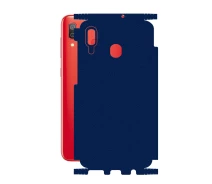 Купить - защитную пленку для смартфона  Защитная пленка StatusSKIN для Samsung Galaxy A30 (A305) Корпус Винил Синий металлик