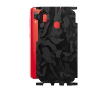 Купить - защитную пленку для смартфона  Защитная пленка для Samsung Galaxy A30 (A305) Корпус Винил Камуфляж черный