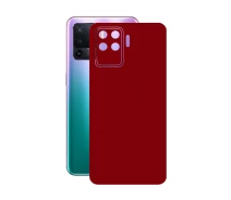 Купить - защитную пленку для смартфона  Защитная пленка StatusSKIN для OPPO Reno 5F Корпус Винил Металлик красный