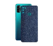 Купить - защитную пленку для смартфона  Защитная пленка StatusSKIN для Infinix Hot 9 Play Корпус Винил Соты синие