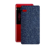 Купить - защитную пленку для смартфона  Защитная пленка StatusSKIN для Meizu Pro 7 Корпус Винил Соты синие
