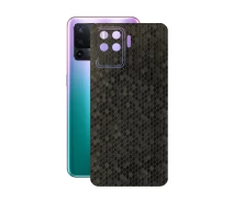 Купить - защитную пленку для смартфона  Защитная пленка StatusSKIN для OPPO Reno 5F Корпус Винил Соты черные