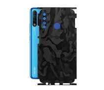 Купить - защитную пленку для смартфона  Защитная пленка StatusSKIN для Tecno Camon 12 Air Корпус Винил Камуфляж черный
