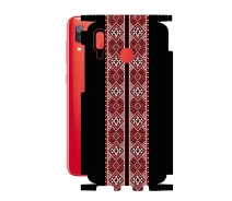 Купить - защитную пленку для смартфона  Защитная пленка StatusSKIN для Samsung Galaxy A30 (A305) Корпус Винил Вышиванка 3