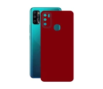 Купить - защитную пленку для смартфона  Защитная пленка StatusSKIN для Infinix Hot 9 Play Корпус Винил Металлик красный