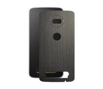 Купить - защитную пленку для смартфона  Защитная пленка StatusSKIN для Motorola Moto Z2 Force Корпус Винил Дерево серебристо-черное