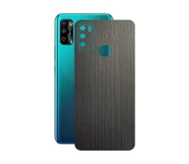 Купить - защитную пленку для смартфона  Защитная пленка StatusSKIN для Infinix Hot 9 Play Корпус Винил Дерево серебристо-черное