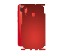 Купить - защитную пленку для смартфона  Защитная пленка StatusSKIN для Samsung Galaxy A30 (A305) Корпус Винил красный, матовый
