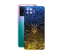 Купить - защитную пленку для смартфона  Защитная пленка StatusSKIN для OPPO Reno 5F Корпус Винил Герб 2