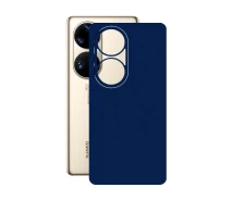 Купить - защитную пленку для смартфона  Защитная пленка StatusSKIN для Huawei P50 Pro Корпус Винил Синий металлик