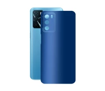 Купить - защитную пленку для смартфона  Защитная пленка StatusSKIN для OPPO A16 Корпус Винил Синий матовый