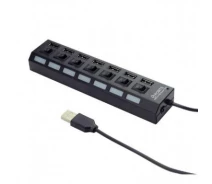Купить - кардридер  Концентратор 7 port USB 2.0 Gembird (UHB-U2P7-03)