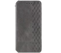 Купить - чехол для смартфона  Кожаный чехол книга GETMAN Cubic (PU) для Samsung Galaxy A14 4G/5G Серый (63407)