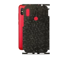 Купить - защитную пленку для смартфона  Защитная пленка StatusSKIN для Xiaomi Redmi Note 6 Pro Корпус Винил Соты черные