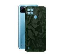 Купить - защитную пленку для смартфона  Защитная пленка StatusSKIN для Realme C21Y 2021 Корпус Винил Камуфляж зеленый