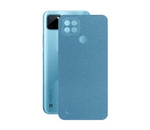 Купить - защитную пленку для смартфона  Защитная пленка StatusSKIN для Realme C21Y 2021 Корпус Винил Голубая глянец
