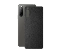 Купить - защитную пленку для смартфона  Защитная пленка StatusSKIN для Sony Xperia 10 II Корпус Винил Кожа черная