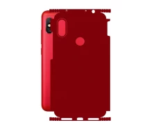Купить - защитную пленку для смартфона  Защитная пленка StatusSKIN для Xiaomi Redmi Note 6 Pro Корпус Винил Металлик красный