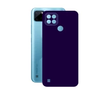 Купить - защитную пленку для смартфона  Защитная пленка StatusSKIN для Realme C21Y 2021 Корпус Винил Фиолетовая, глянцевая