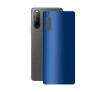 Купить - защитную пленку для смартфона  Защитная пленка StatusSKIN Sony Xperia 10 II Корпус Винил Синий матовый