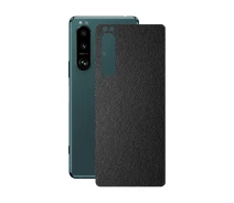 Купить - защитную пленку для смартфона  Защитная пленка StatusSKIN для Sony Xperia 5 III Корпус Винил Кожа черная