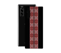 Купить - защитную пленку для смартфона  Защитная пленка StatusSKIN для Sony Xperia 5 J9210 Корпус Винил Вышиванка 3
