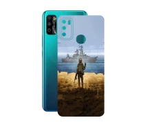 Купить - защитную пленку для смартфона  Защитная пленка StatusSKIN для Infinix Hot 9 Play Корпус Винил Корабль
