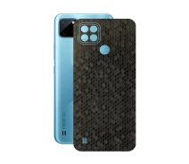 Купить - защитную пленку для смартфона  Защитная пленка StatusSKIN для Realme C21Y 2021 Корпус Винил Соты черные