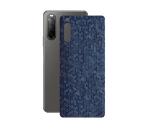 Купить - защитную пленку для смартфона  Защитная пленка StatusSKIN для Sony Xperia 10 II Корпус Винил Соты синие