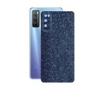 Купить - защитную пленку для смартфона  Защитная пленка StatusSKIN для Huawei Enjoy 20 Pro Корпус Винил Соты синие