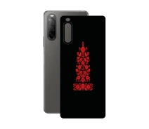 Купить - защитную пленку для смартфона  Защитная пленка StatusSKIN для Sony Xperia 10 II Корпус Винил Вышиванка 1