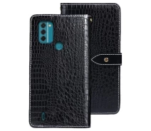 Купить - чехол для смартфона  Чехол-книга IDEWEI Crocodile Wallet для Nokia C31 - Black