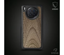 Купить - чехол для смартфона  Кожаная накладка Stenk WoodBacker для HuaWei Nova 8i Чёрная
