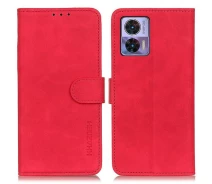 Купить - чехол для смартфона  Чехол-книга KHAZNEH Retro Wallet для Motorola Edge 30 Neo - Red