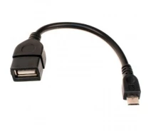 Купить - адаптер и кабель  Переходник USB AF to micro USB M 0.15m Patron (CAB-PN-USB-F-MICRUSB)