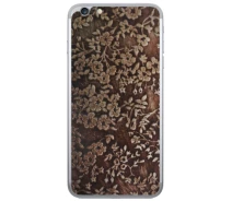 Купить - чехол для смартфона  Кожаная наклейка Glueskin для iPhone 6/6s Plus - Gold Flowers
