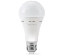 Купить - лампу  Светодиодная аккумуляторная лампа TITANUM A68 10W E27 4000K 220V с автономной работой до 3 часов (TL-EMA68-10274)