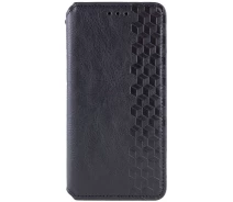 Купить - чехол для смартфона  Кожаный чехол книга GETMAN Cubic (PU) для Samsung Galaxy A14 4G/5G Черный (63407)