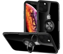Купить - чехол для смартфона  Чехол Crystal для Iphone 11 Pro бампер противоударный с подставкой Transparent Black