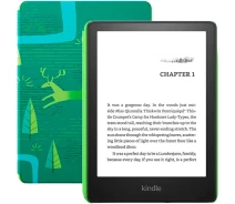 Купить - электронную книгу  Электронная книга Amazon Kindle Paperwhite Kids 11th Gen 8GB 2021 Black with Emerald Forest Cover w/Ads [88032]