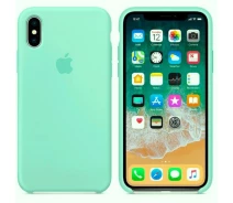 Купить - чехол для смартфона  Чехол Silicone Сase для Iphone X бампер накладка Marine Green