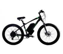 Купить - электровелосипеды  Электровелосипед WENDAT MTB 3" 27,5" 48V 24Ah 750W - черно/зеленый (WENDAT MTB 3 new)