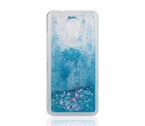 Купить - чехол для смартфона  Чехол Glitter для Meizu M5S Бампер Жидкий блеск синий