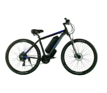 Купить - электровелосипеды  Электровелосипед E-motion MTB 29 GT 48V 21Ah 700W / рама 19" чёрно-синий (EMTB29GT4815700-R19BB21)