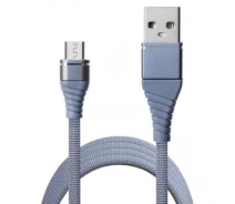 Купить - адаптер и кабель  Дата кабель USB 2.0 AM to Micro 5P 1.2m 2A Grey Grand-X (NM012GR)