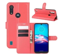 Купить - чехол для смартфона  Чехол IETP для Motorola Moto E6i книжка кожа PU красный